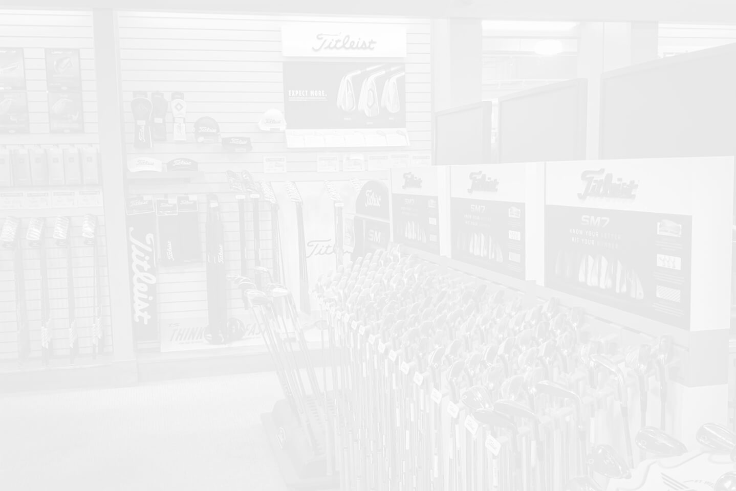 Background of a golf store