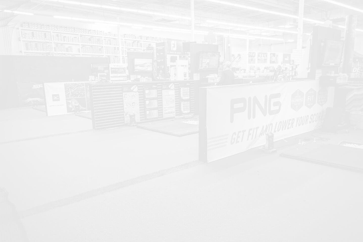 Background of a golf store