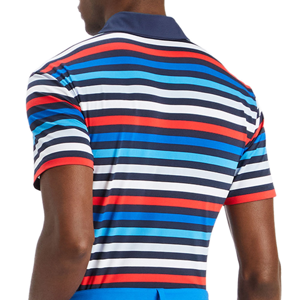 G/FORE Men's Favorite Stripe Tech Jersey Polo - Worldwide