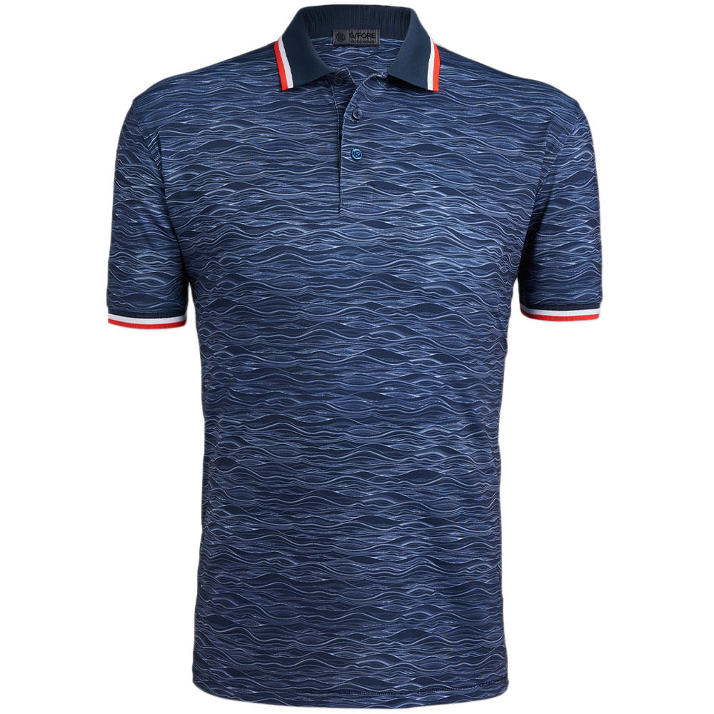 G/FORE Men's Wave Tech Jersey Polo - Worldwide Golf Shops