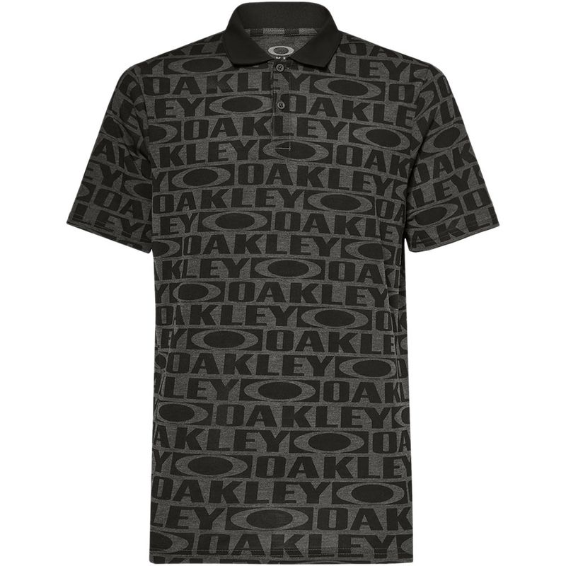 Oakley black polo shirt best sale