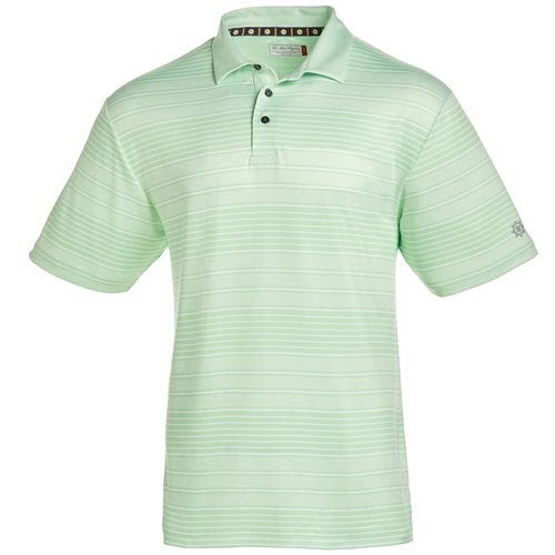 Ben Hogan Men's All Over Space Dye Stripe Polo