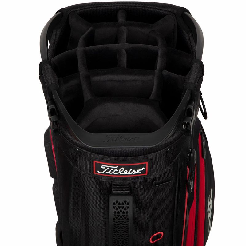 Titleist Carry Bag Black/Black/Red