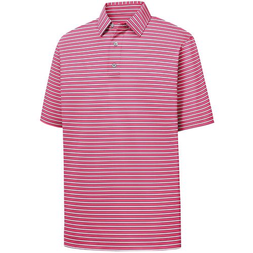 FootJoy Men's Stretch Lisle Pinstripe Polo