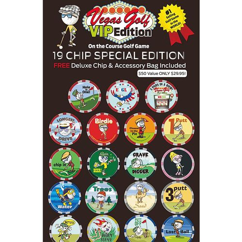 Vegas Golf On-The-Course Game - 19 Chip VIP Edition w/Deluxe Bag
