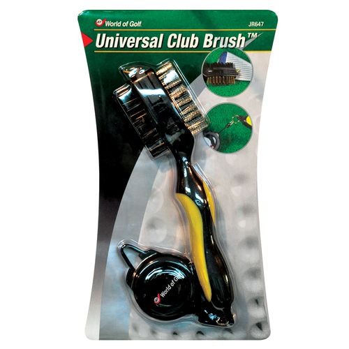 JEF World of Golf Universal Club Brush W/Retractable Cord