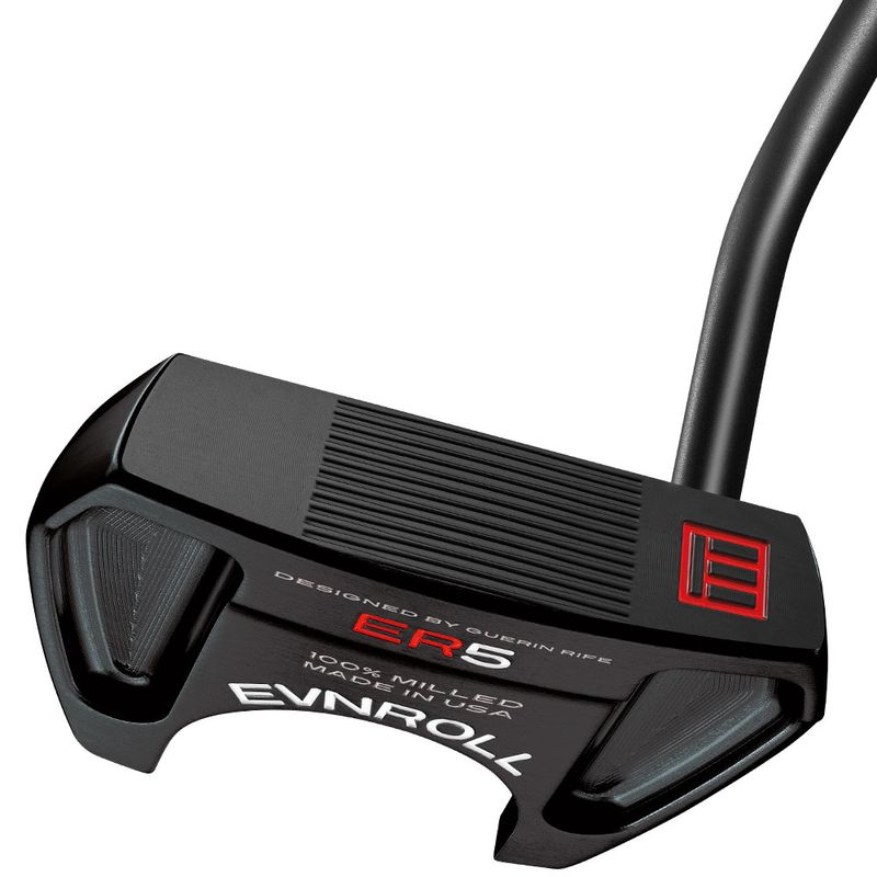 Evnroll Men's ER5 Hatchback Black Putter w/ Tac Grip - Worldwide Golf Shops