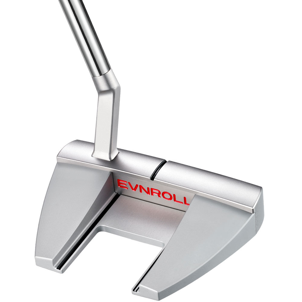 Evnroll EV5.2 Short Slant Putter - Silver Satin - Worldwide Golf Shops