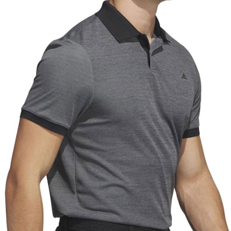 adidas no collar golf shirt