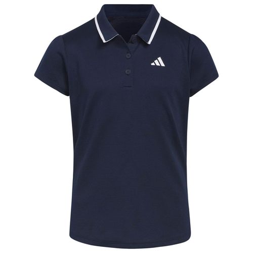 adidas Girls' Textured Polo