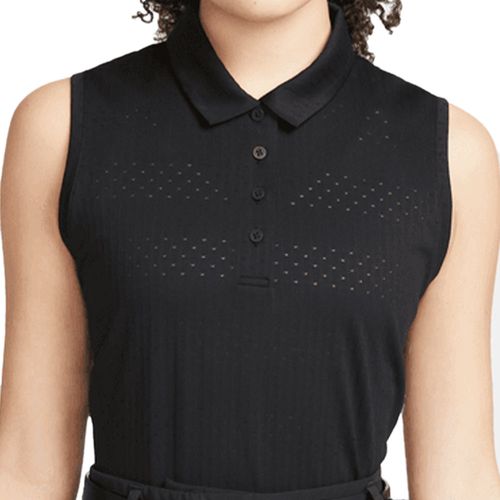 Nike Women's Dri-Fit Victory Sleeveless Printed Golf Polo