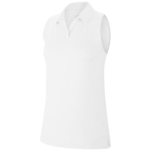 Nike Women's Dri-Fit Sleeveless Printed Polo - Additional Colors