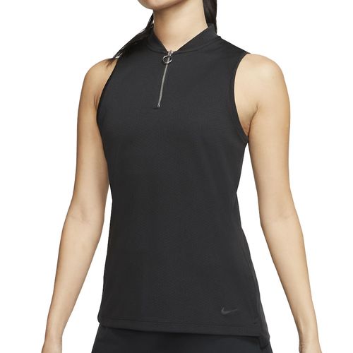 Nike Women's Dri-FIT Sleeveless 1/4 Zip Polo
