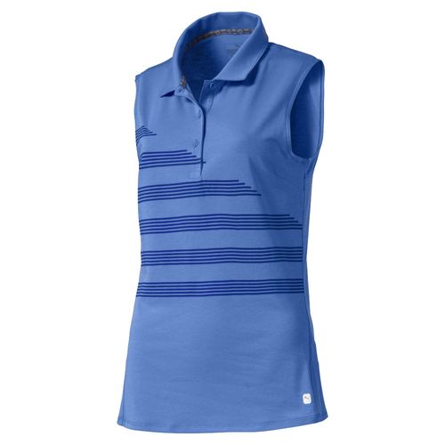 PUMA Women's Step Stripe Sleeveless Polo
