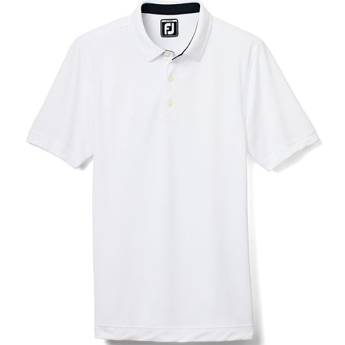 FootJoy Junior's Solid Pique Self Collar Polo