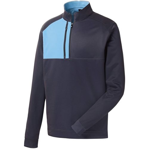 FootJoy Men's Brushed Back Pique Sport Mid Layer 1/2 Zip Pullover