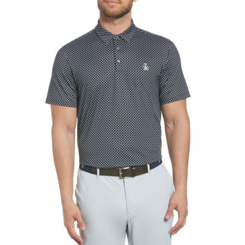 Original Penguin Men's Micro Geo Allover Print Golf Polo