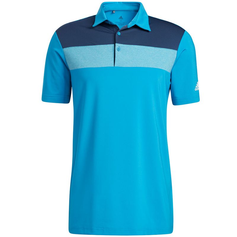 adidas Men's Novelty Colorblock Primegreen Polo - Worldwide Golf Shops