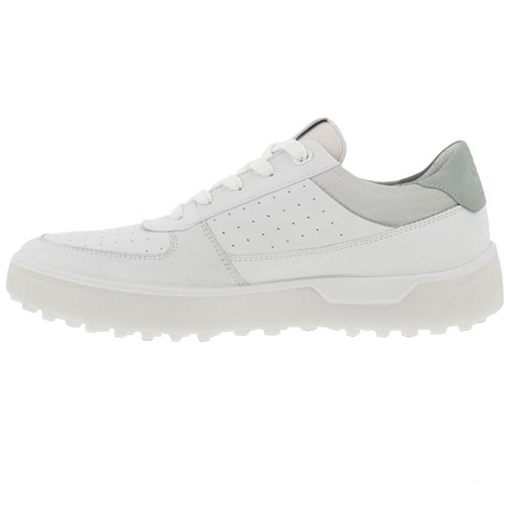 Women's ECCO® Golf Tray Leather Golf Shoe | Metallics