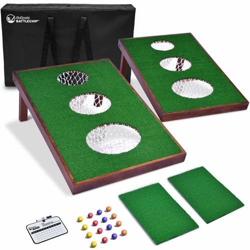 Go Sports Battlechip Versus Golf Cornhole Chipping Game