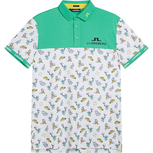 J. Lindeberg Men's Jeff Polo - New York Print