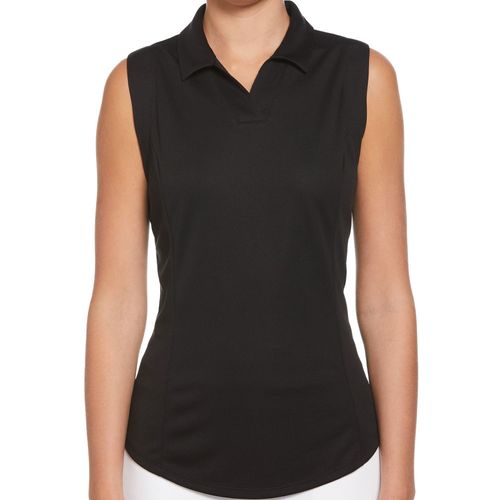Ben Hogan Women's Ventilation Solid Sleeveless Polo