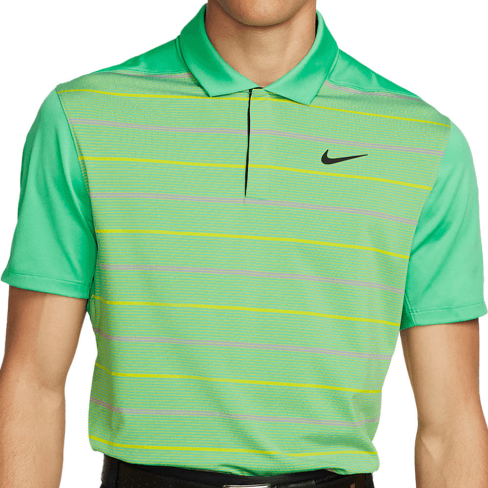 Nike Men s Dri FIT Tiger Woods Striped Golf Polo Worldwide Golf Shops