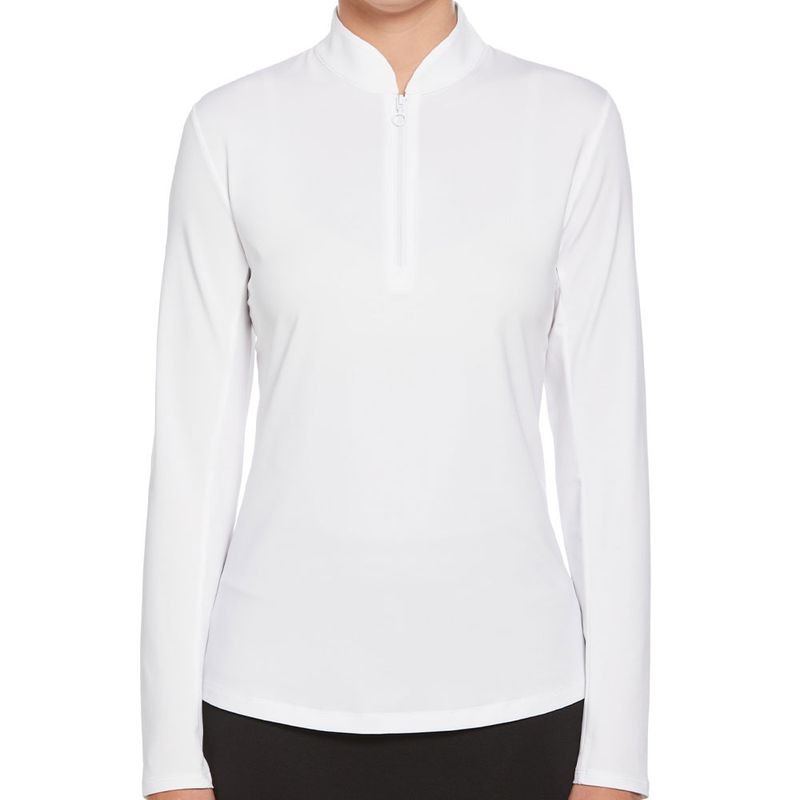 Ben Hogan Women's Sun Protection Long Sleeve 1/4 Zip Shirt Ben Hogan Women's Sun Protection Long Sleeve 1/4 Zip Shirt