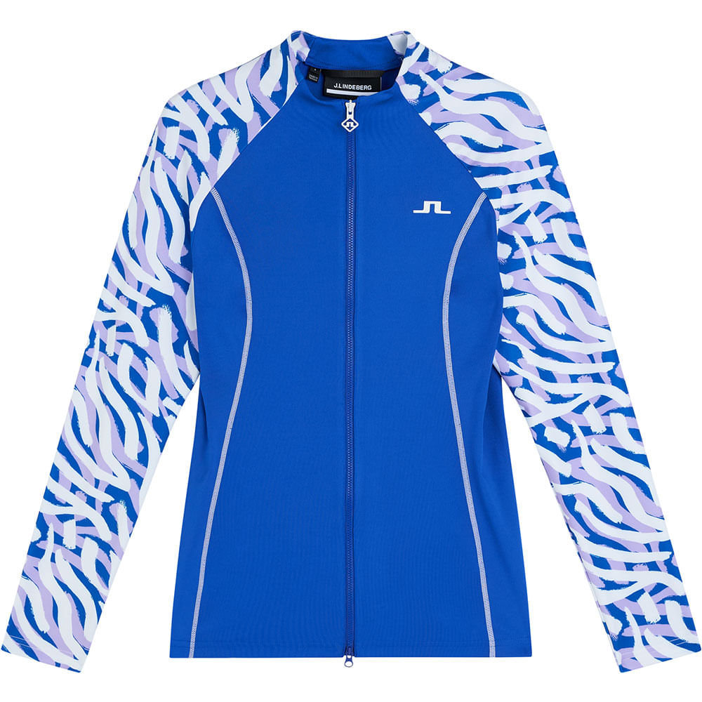 J. Lindeberg Women's June Print Full Zip Mid Layer