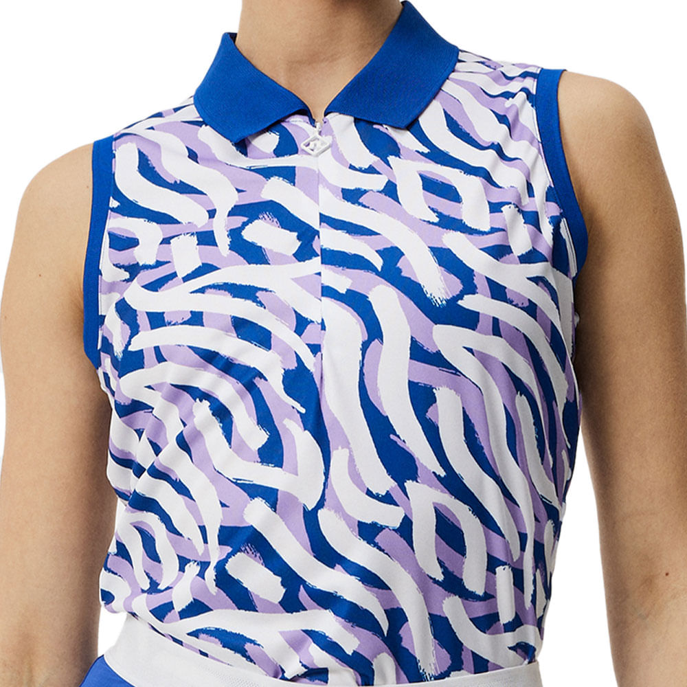 J. Lindeberg Women's Annie Sleeveless 1/4-Zip Top