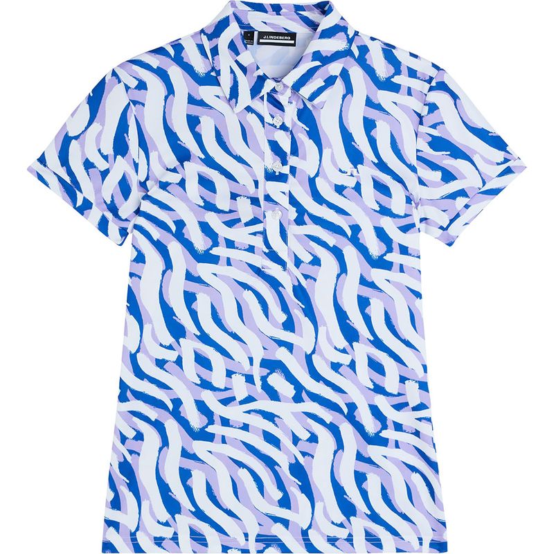 J. Lindeberg Women's Hailey Print Polo - Worldwide Golf Shops