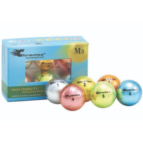 Chromax M5 High Visibility Golf Balls - 6 Pack