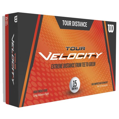 Wilson Tour Velocity Distance Golf Balls - 15PK