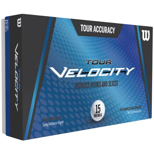 Wilson Tour Velocity Accuracy Golf Balls - 15PK