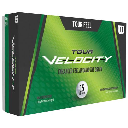 Wilson Tour Velocity Feel Golf Balls - 15PK