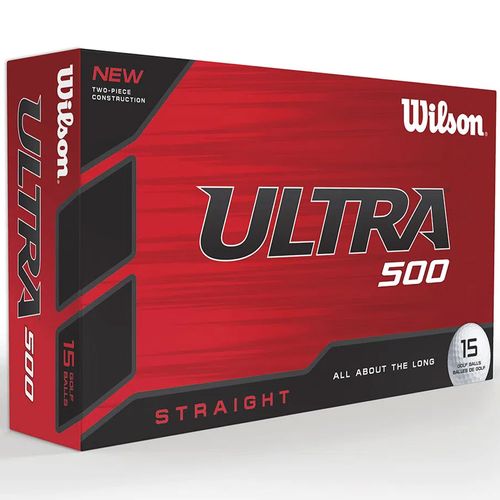 Wilson Ultra 500 Straight Golf Balls - 15PK