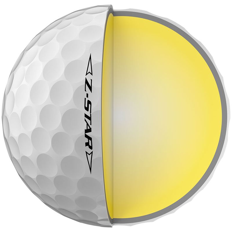 24 Gebrauchte Srixon Z-Star Golfbälle In Gelb – Qualität AAAAA (wie Neu), Perfekt Zum Spielen