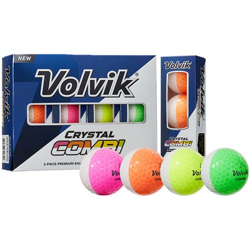 Volvik Crystal Combi Golf Balls