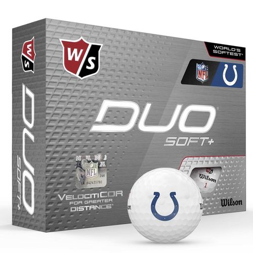Wilson Duo Soft+ NFL White Golf Balls