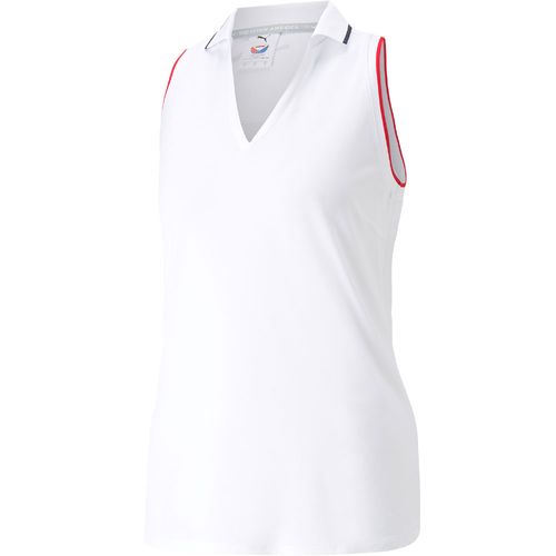 PUMA Women's Volition Rosie Sleeveless Golf Polo