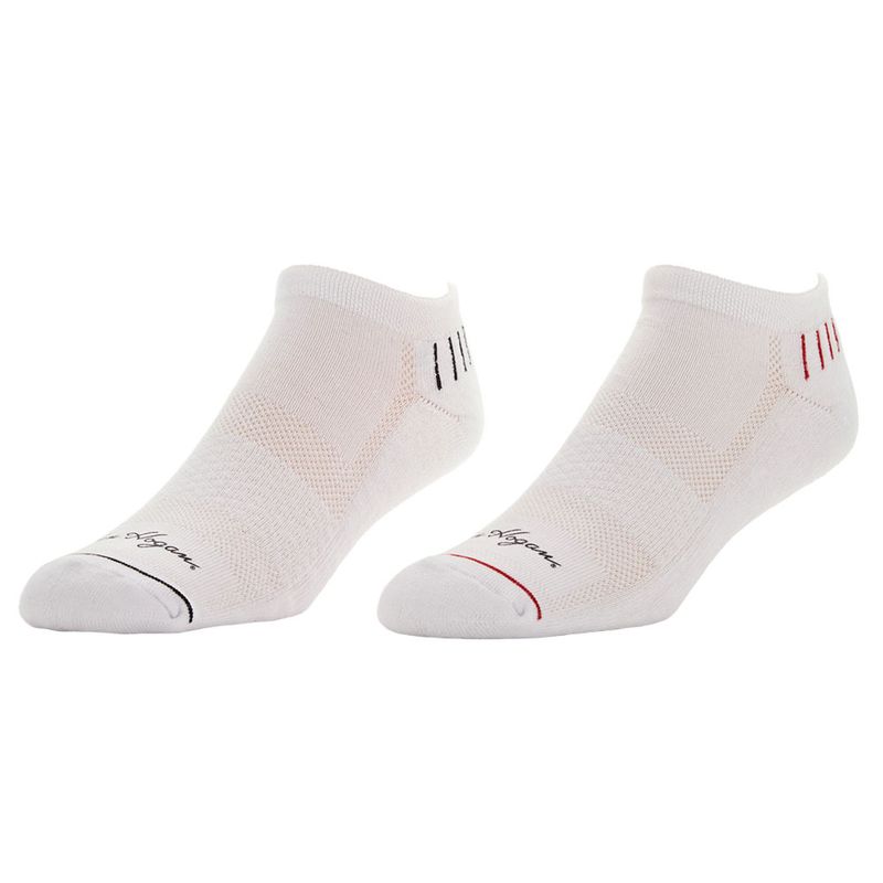 2 Pack No Show Socks in Gem Stripe & Green/Pink