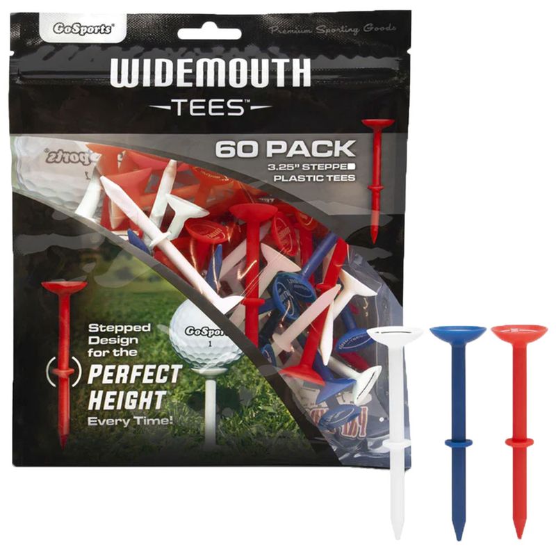 Pro Combo 3 Pack, Premium Plastic Golf Tees