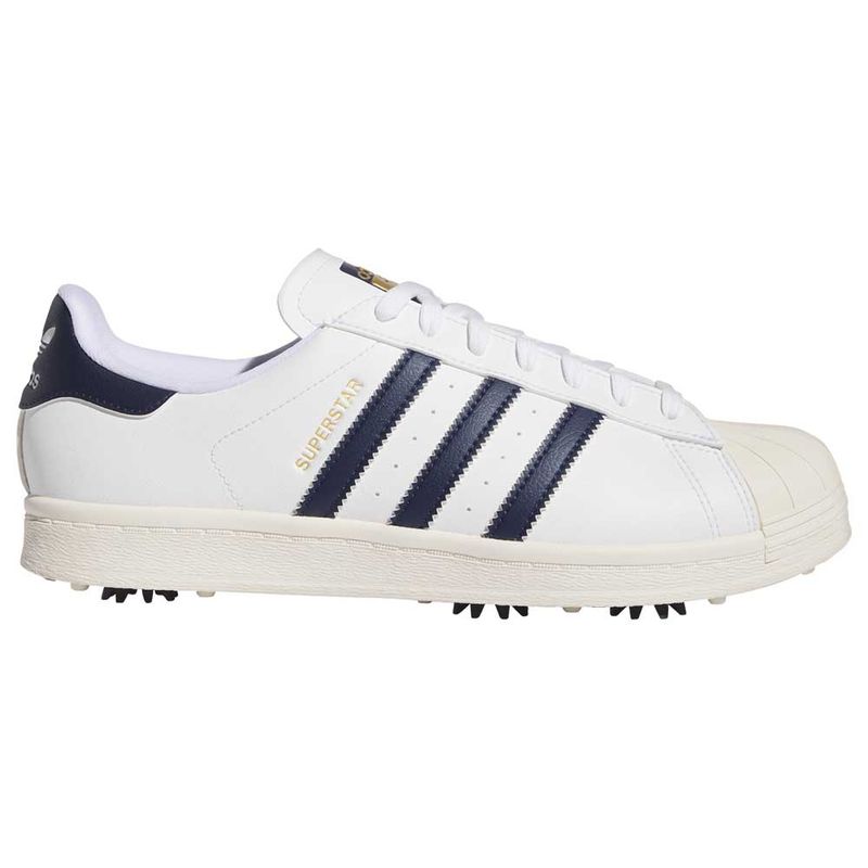 Adidas Superstar Golf Shoes Cloud White Collegiate Navy Off White 11 Medium