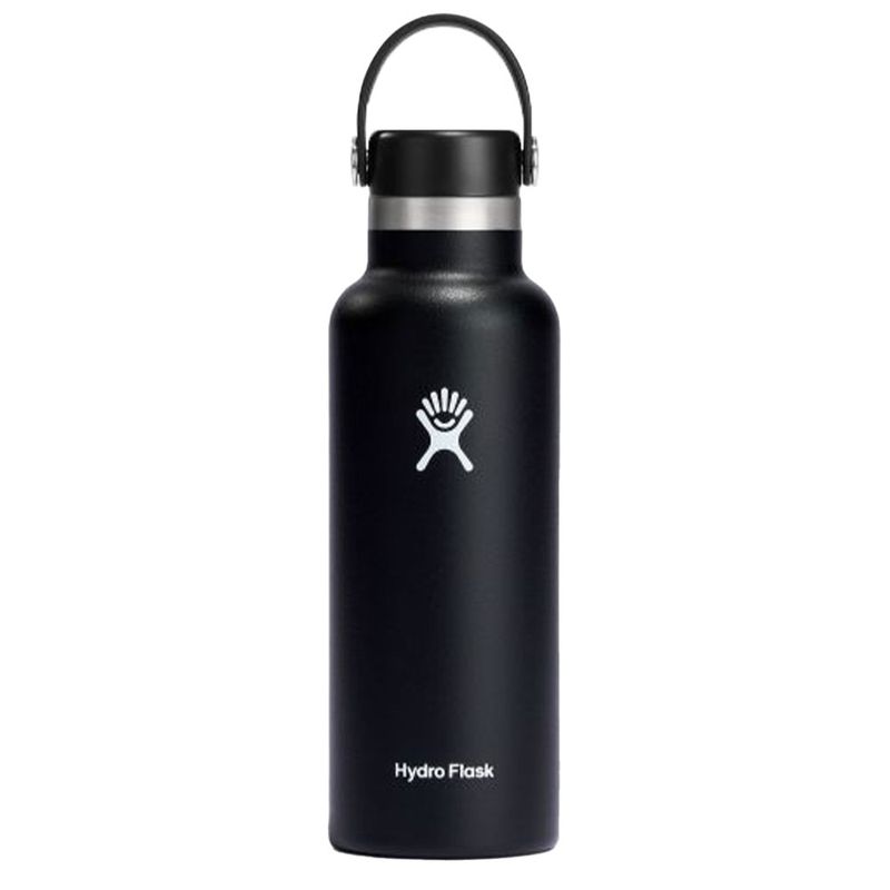 Hydroflask STANDARD MOUTH Black Water Bottle 18 Oz