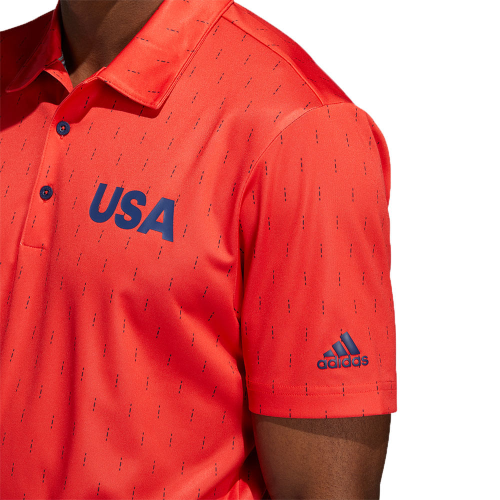 adidas Men's Golf USA Polo - Worldwide Golf Shops