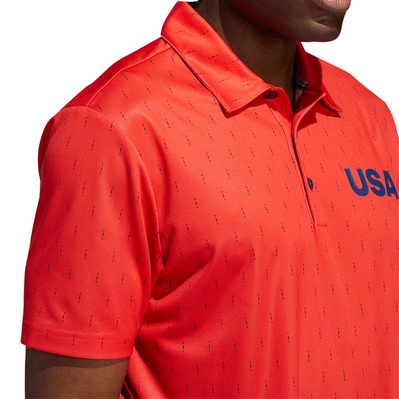 adidas Men's Golf USA Polo - Worldwide Golf Shops adidas Men's Golf USA Polo - Worldwide Golf Shops