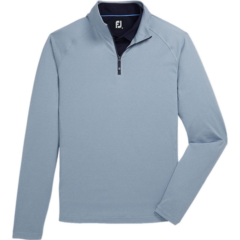 FootJoy Men's ThermoSeries Heather Brushed Back 1/2-Zip Mid-Layer ...