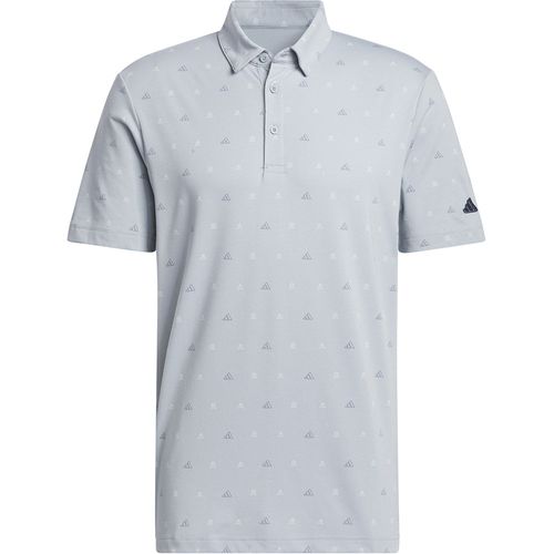 adidas Men's Go-To Mini-Crest Print Polo