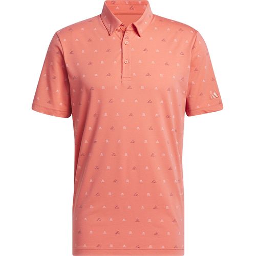adidas Men's Go-To Mini-Crest Print Polo