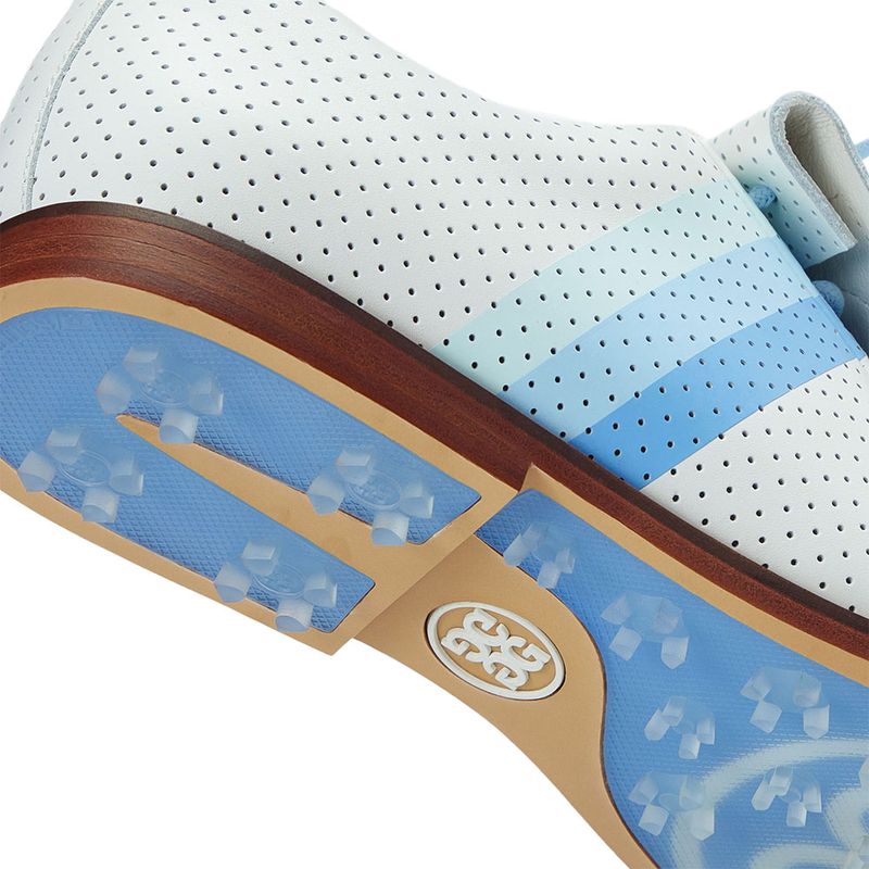 G/FORE Women's Kiltie Disruptor Golf Shoes Snow/Garnet ON